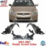 Front Fender Liner Lh+rh And Undercover Splash Guard For 2003-2007 Honda Accord. Fixed Price $76.83.