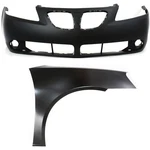 Bumper Cover And Fender Kit For 2005-2009 Pontiac G6 Front Sedan Primed. Fixed Price $178.53.