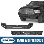 Hooke Road Steel Front Bumper + Rear Bars Combo For Ram 1500 2013-2018. Fixed Price $897.38.