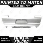 New Painted *PW7 White* Rear Bumper Cover Fascia For 2011-2014 Dodge Charger. Fixed Price $410.99.