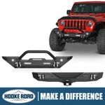 Hooke Road Steel Front Rear Bumper W/led Lights Fit Jeep Wrangler Jl 2018-2026. Fixed Price $209.99.