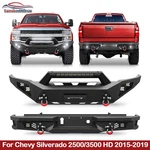 Front Rear Bumper For 2015-2019 Chevy Silverado 2500/3500 Hd W/sensor Holes. Fixed Price $428.99.