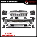 Front Bumper Chrome & Headlights Kit For 2019-2021 Chevrolet Silverado 1500. Fixed Price $1700.00.