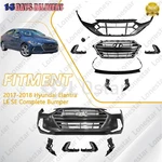 Complete Bumper Cover Set For 2017 2018 Hyundai Elantra Korea Built. Fixed Price $296.99.