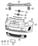 Genuine Mopar Front Bumper Reinforcement 68071444AC. Fixed Price $247.20.