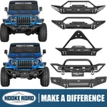 Hooke Road Fit 97-06 Jeep Wrangler Tj Front Bumper Reinforcement Textured Steel. Fixed Price $269.88.