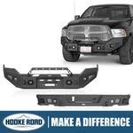 Hooke Road Combo Front Rear Bumper W/winch Plate & Light Fit 2013-2018 Ram 1500. Fixed Price $899.88.