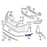 For Kia Optima 2012-2013 865524C000 Front Right Bumper Trim. Fixed Price $184.72.