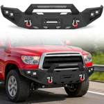 Steel Front Bumper For Toyota Tundra 2007-2013 W/winch Plate Led Lights D-ring. Fixed Price $499.99.