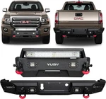 Vijay Front Rear For 2015-2020 Gmc Canyon Bumper With Winch Plate+led Lights. Fixed Price $489.98.