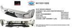 New Premium Fit Chrome Rear Step Bumper Assembly 85010ZE01A Diamond Standard. Fixed Price $441.30.