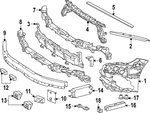 Genuine Mercedes-benz Bumper Cover Reinforcement Brace 214-622-19-00-64. Fixed Price $105.30.