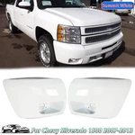 Gaz-summit White Front Bumper End Caps For 2007-2013 Silverado 1500 W/ Fog Light. Fixed Price $101.60.