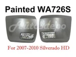 WA726S Grey Front Bumper End Cap Fog Light 4PCS For Silverado 2500HD 2007-2010. Fixed Price $204.05.