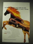 1998 Gmc Sierra Truck Ad - Stand Apart From The Herd. Fixed Price $17.99.