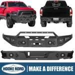 Hooke Road Black Front & Rear Bumper W/ Winch Plate Fit 2015-2018 Ram 1500 Rebel. Fixed Price $899.99.