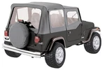 Soft Top Tinted Windows Front Upper Half Door Skins For Jeep Wrangler Yj 1988-95. Fixed Price $296.95.