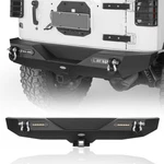 Rear Step Bumper Assembly For 2007-2018 Jeep Wrangler Jk W/led Lights & D-rings. Fixed Price $129.76.