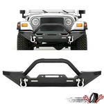 Rock Crawler Front Bumper Winch Plate W/ D-rings For 87-06 Jeep Wrangler Tj Yj. Fixed Price $138.18.