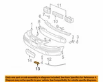 Pontiac Gm Oem 99-05 Grand Am-bumper Trim-molding Right 22653366. Fixed Price $39.50.