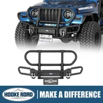 Hooke Road Tubular Front Bumper Brush Guard For 1987-2006 Jeep Wrangler Yj Tj. Fixed Price $299.79.