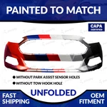 New Painted To Match Unfolded Capa Cert Front Bumper 2013-2016 Ford Fusion. Fixed Price $470.98.