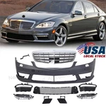 Front Bumper Body Kit W/pdc For 2007-2013 Mercedes S-class W221 S63 Amg Style. Fixed Price $512.00.