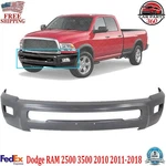 Front Bumper Primed Steel For 2010-2018 Dodge Ram 2500 3500. Fixed Price $290.99.