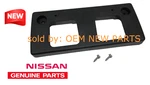 Genuine Nissan 2015-2018 Maxima Front License Plate Bracket 96210-4RA0A. Fixed Price $12.99.