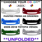 New Front Bumper For 2009-2016 Venza Painted *choose Your Color* TO1000354. Fixed Price $419.99.