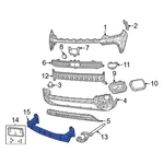 For Jeep Compass 2022-2025 68455903AA Front Bumper Impact Bar. Fixed Price $300.57.