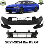 Front Bumper Cover Primed Plastic & Grille Kit For 2021-2024 Kia K5 Gt. Fixed Price $945.40.