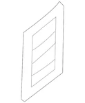 Genuine Ford Vent Grille F7OZ-54280B62-AA. Fixed Price $12.50.