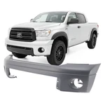 Primed Front Bumper Cover For 2007-2013 Toyota Tundra Pickup W/o Park Assist. Fixed Price $120.30.