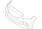 Genuine Mercedes-benz Bumper Cover 206-885-92-01-64-9999. Fixed Price $1126.00.