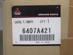 Genuine Oem Mitsubishi 6407A421 Lh Front Bumper Upper Trim 2022-25 Eclipse Cross. Fixed Price $232.36.
