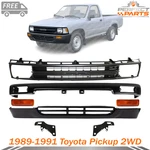 New Front Bumper + Grille Assembly Kit For 1989-1991 Toyota Pickup 2WD. Fixed Price $430.00.