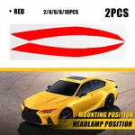 2-10X Fits 21-25 Lex Is Red Headlight Drl Tint Front Overlay Vinyl 350 500. Fixed Price $21.84.