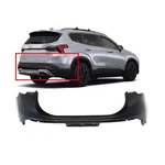 Bumper Cover For Hyundai Santa Fe 2021-2023 HY1114108 Rear Primed. Fixed Price $226.78.