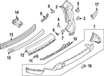 Genuine Nissan Bumper Impact Absorber 850A2-6RZ0A. Fixed Price $55.07.