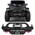 Vijay Fits 2020-2025 Jeep Gladiator Jt Steel Front Bumper With Lights & D-ring. Fixed Price $349.99.