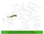 Genuine Land-rover Mount Lower Bracket LR128159 Bumper Guide Oem. Fixed Price $42.00.