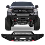 Vijay Fit 2014-2021 Toyota Tundra Steel Front Bumper With Winch Plate & Lights. Fixed Price $647.99.
