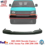 Front Upper Bumper Cover Textured For 2003-20 Chevrolet Express / Gmc Savana. Fixed Price $157.75.