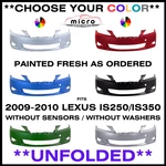New Front Bumper For 2009-2010 Lexus IS250 IS350 Painted Choose Color LX1000188. Fixed Price $359.02.