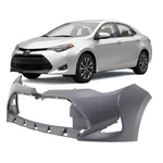 Front Bumper Cover For 2017-2019 Toyota Corolla Xle Ce 5211903907 TO1000423. Fixed Price $153.42.