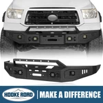Hooke Road Textured Steel Front Bumper W/ Led Lights For Toyota Tundra 2007-2013. Fixed Price $419.19.