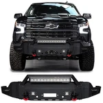 Vijay Fits 2022-2026 Chevy Silverado 1500 Front Bumper W/ Winch Plate And Lights. Fixed Price $789.78.