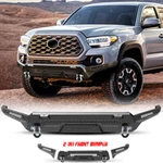 Stubby Steel Front Bumper Guard W/ 2*D-RINGS For Toyota Tacoma 2016-2023. Fixed Price $328.98.