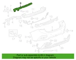 Rear Bumper Fascia Center Bracket - Genuine Gm (84077172) (replaces 23422557). Fixed Price $28.99.